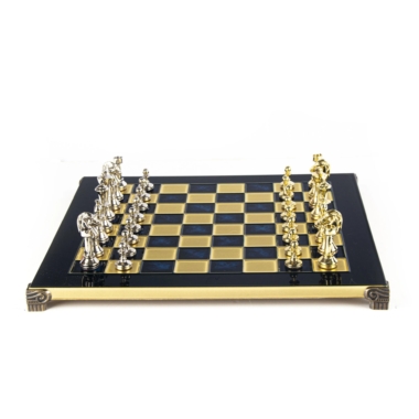 Ensemble de Jeu d'Échecs Staunton en Métal avec Coffret de Rangement – Image 14