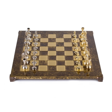 Ensemble de Jeu d'Échecs Staunton en Métal avec Coffret de Rangement – Image 8
