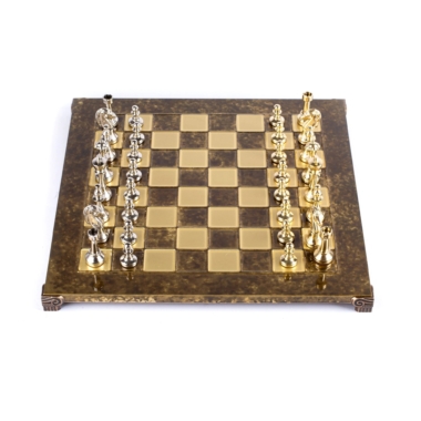 Ensemble de Jeu d'Échecs Staunton en Métal avec Coffret de Rangement – Image 9