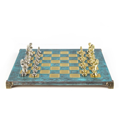 Ensemble de Jeu d'Échecs Staunton en Métal avec Coffret de Rangement – Image 24
