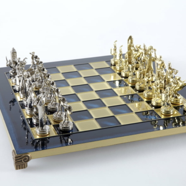 Ensemble de Jeu d'Échecs Mythologie Grecque - Pièces Or & Argent  - 36 x 36 cm – Image 20