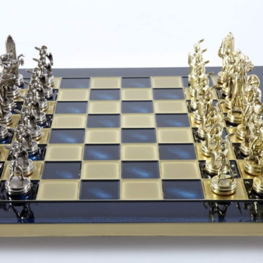 Ensemble de Jeu d'Échecs Mythologie Grecque - Pièces Or & Argent  - 36 x 36 cm – Image 31