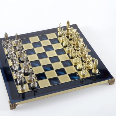 Ensemble de Jeu d'Échecs Mythologie Grecque - Pièces Or & Argent  - 36 x 36 cm – Image 22