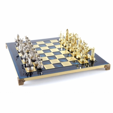Ensemble de Jeu d'Échecs Mythologie Grecque - Pièces Or & Argent  - 36 x 36 cm – Image 39