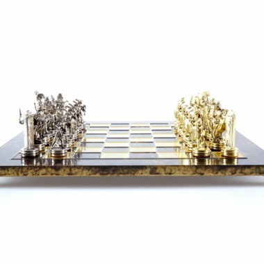 Ensemble de Jeu d'Échecs Mythologie Grecque - Pièces Or & Argent  - 36 x 36 cm – Image 30