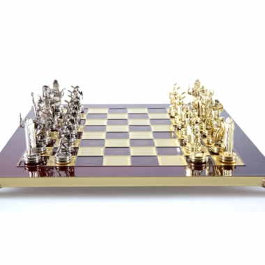 Ensemble de Jeu d'Échecs Mythologie Grecque - Pièces Or & Argent  - 36 x 36 cm – Image 16